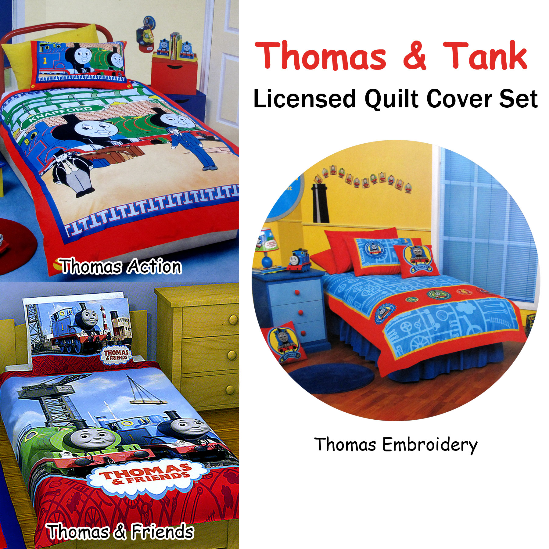 thomas quilt cover set